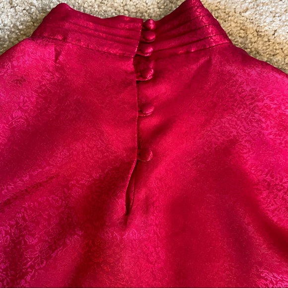 Top, True Vintage/Rockabilly Bright Barbie Pink - Picture 2 of 7
